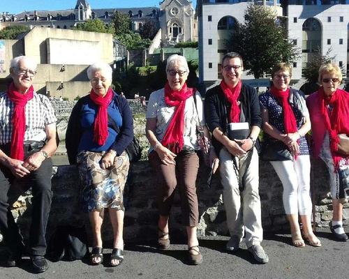Quelques pélerins de Saint Martin en Ostrevant