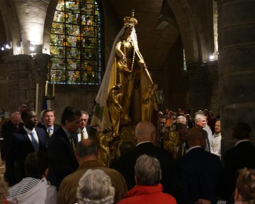 La vierge va faire son tour ... de l église St Gér