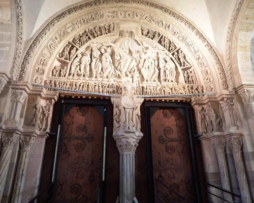 portail intérieur Vézelay/Jérusalem céleste