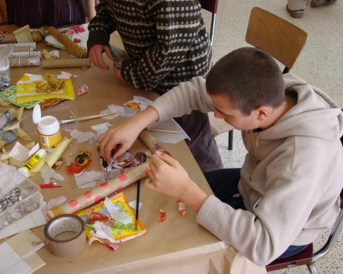 jolimetz 2 juin 2007 L'atelier bâton de pluie