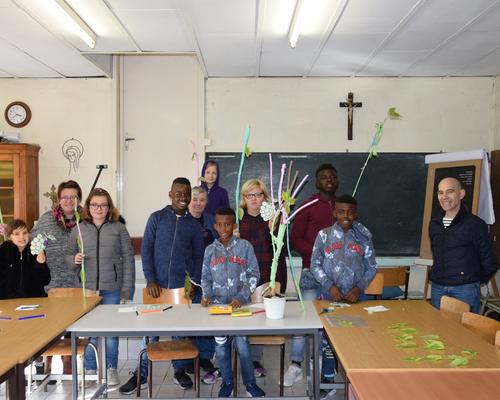 Les enfants ont vécu aussi un temps de partage, adapté à leur âge