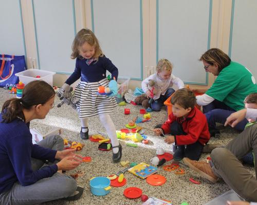 chez les étincelles (0-3 ans) , on s'amuse bien 