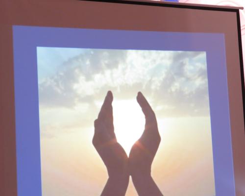 Belle photo présentée par Jean-Michel pour se préparer à recevoir la lumière de Dieu