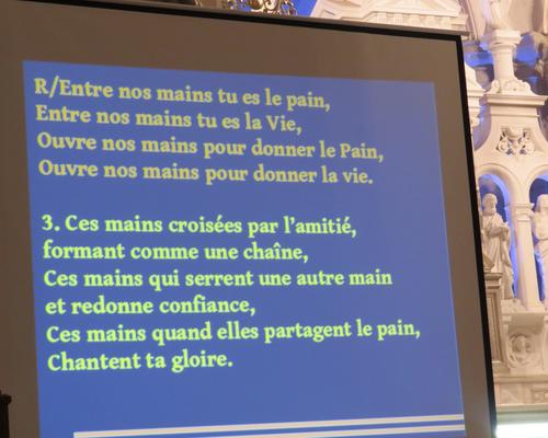 Chant de communion au Corps et au sang du Seigneur