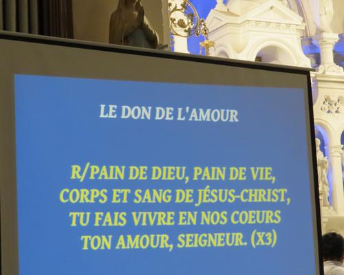 Le chant de communion