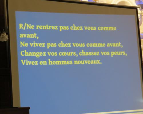 Le chant d'envoi des baptisés dans le monde