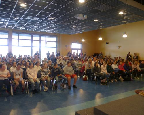pour la messe avec les parents .....