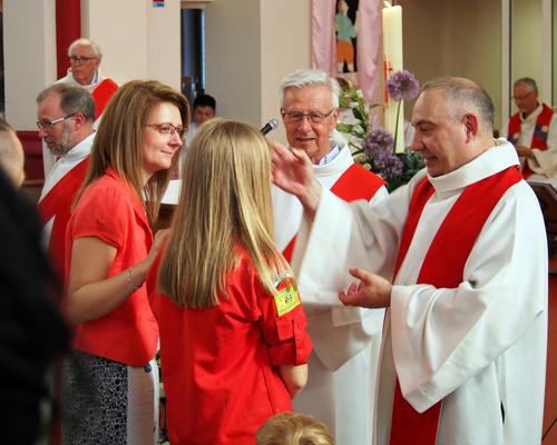 Confirmation d'une jeune caravelle du groupe SGDF de Bellaing.