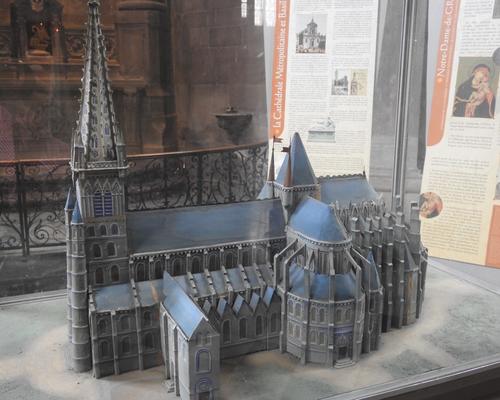 maquette de l'ancienne cathédrale