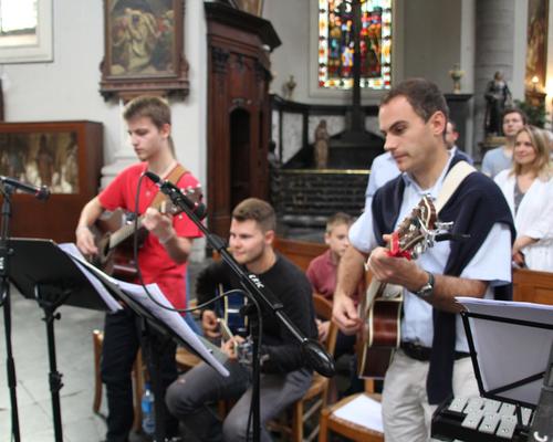 Les musiciens.