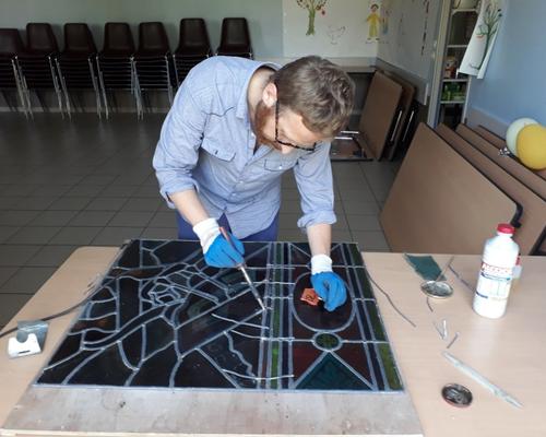 remontage vitraux La briquette 2018 (01)