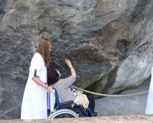 Lourdes2018-photos passage grotte (9)