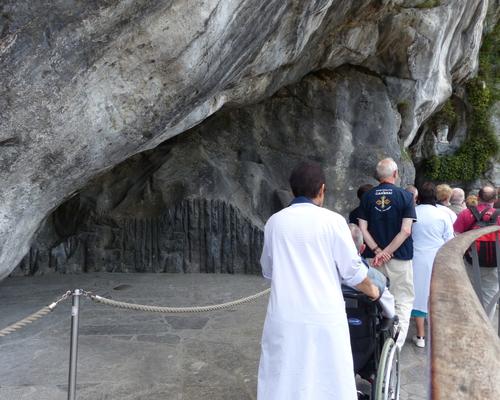 Lourdes2018-photos passage grotte (12)