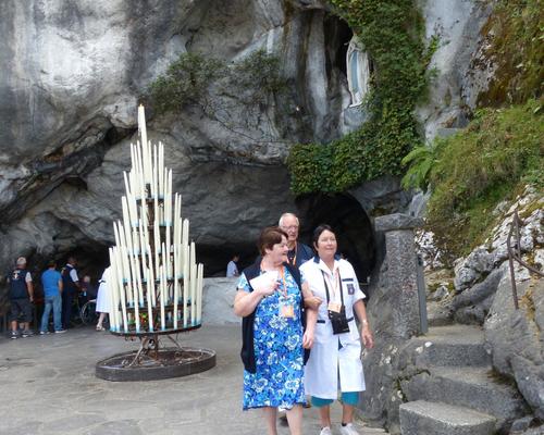 Lourdes2018-photos passage grotte (15)
