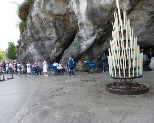 Lourdes2018-photos passage grotte (16)