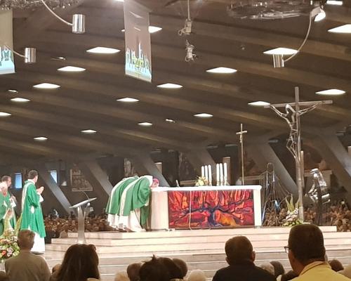 Lourdes2018-photos messe internat (2)