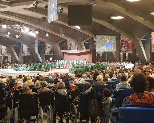 Lourdes2018-photos messe internat (7)