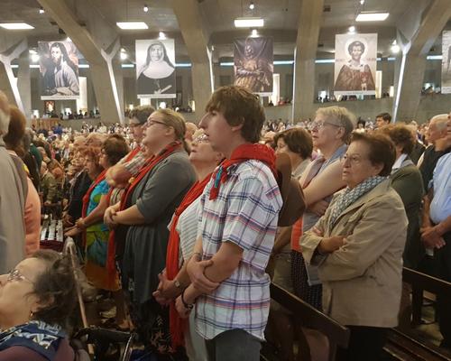 Lourdes2018-photos messe internat (8)