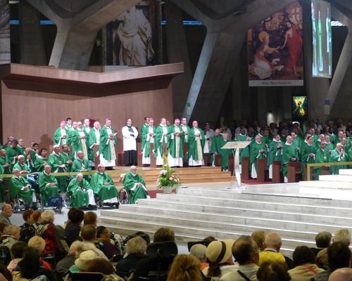 Lourdes2018-photos messe internat (15)