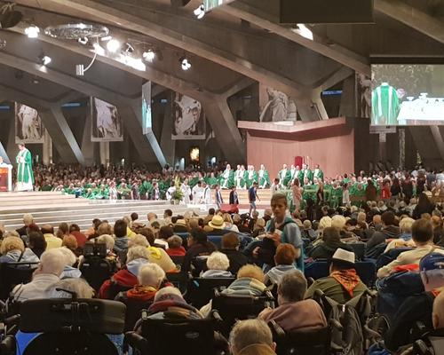 Lourdes2018-photos messe internat (16)