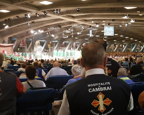 Lourdes2018-photos messe internat (18)