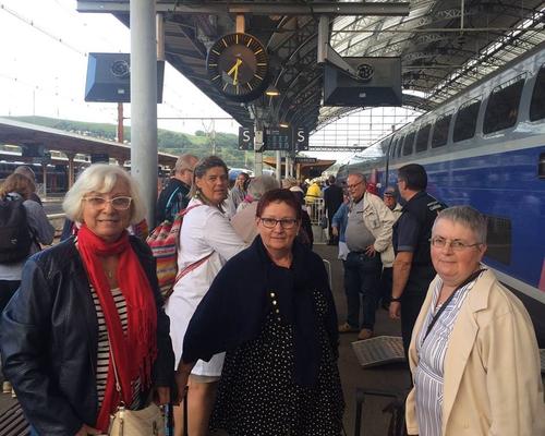 l'arrivée à Lourdes 2