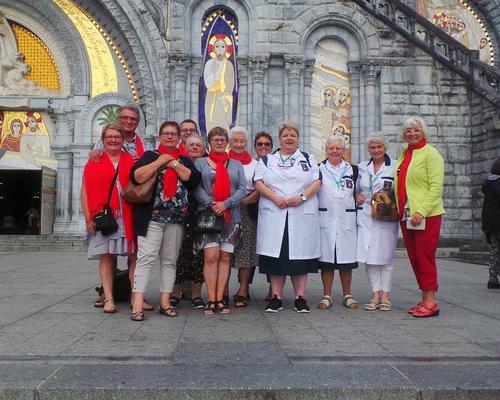 photo de groupe des pélerins