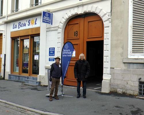 La délégation du Secours Catholique ouvre ses portes.