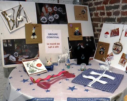 Le stand "Groupe convivial".