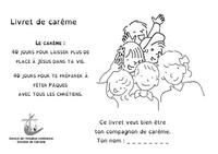 Couv Livret Careme Enfants 2019 N&amp;B