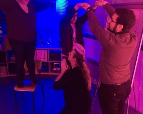 Scene biblique mimee - L'Annonciation