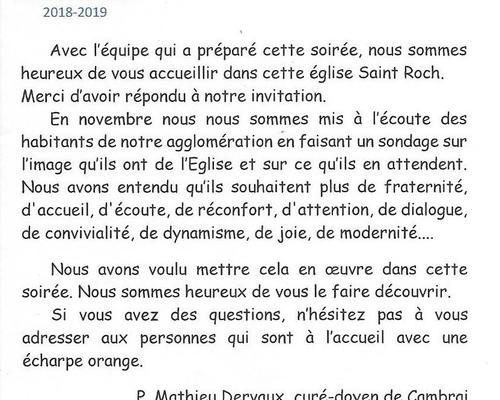 2- Bienvenue à la soirée
