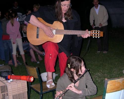 Flûte et guitare au RV