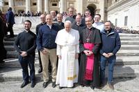 Jeunes prêtres avec le Pape François 27/03/2019
