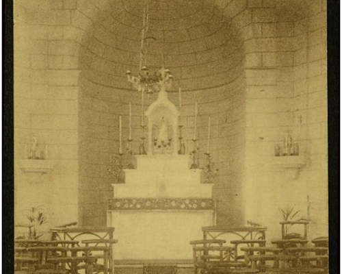 Interieur de la chapelle des Affliges debut 20e si