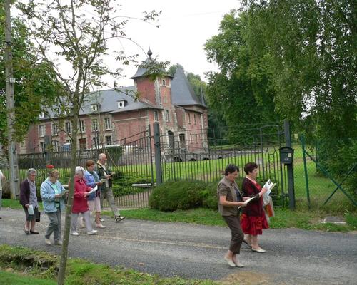 devant le château