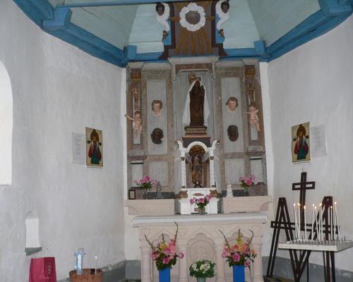 intérieur de la chapelle