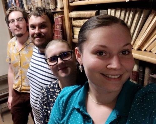 De gauche à droite: Sébastien, Simon, Flora et Cam