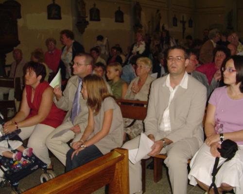 pendant la messe