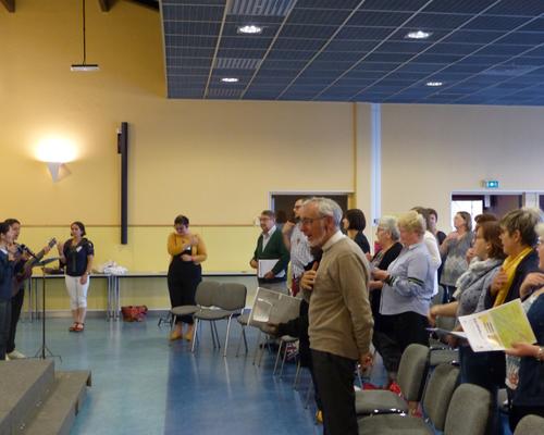 Le soir, une trentaine de personnes ont participé