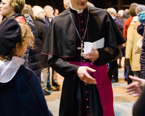 Mgr Dollmann + serviteusr de l'Evangile