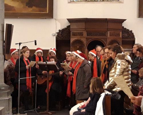 Veillée et messe de la nativité à Bousies 6