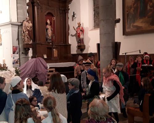 Veillée et messe de la nativité à Bousies 20