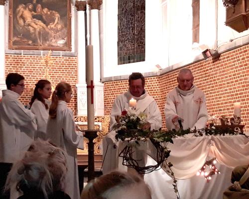 Veillée et messe de la nativité à Bousies 26