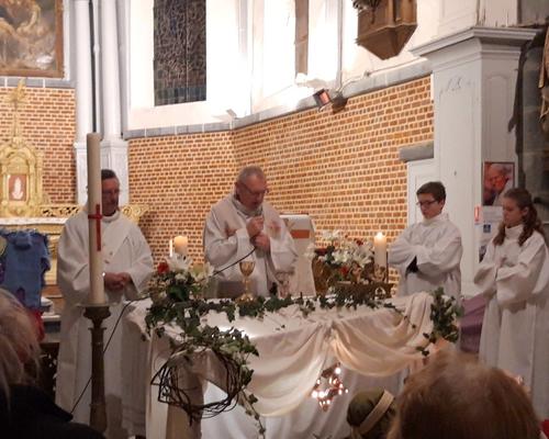 Veillée et messe de la nativité à Bousies 30