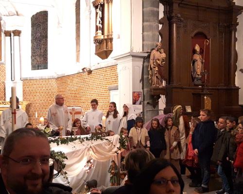 Veillée et messe de la nativité à Bousies 32