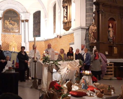 Veillée et messe de la nativité à Bousies 41