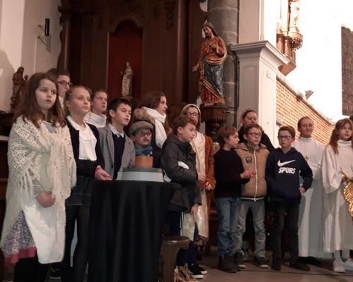 Veillée et messe de la nativité à Bousies 46