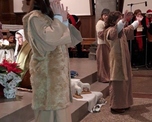 Veillée de Noël et messe à Bousies 13