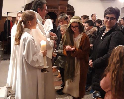 Veillée de Noël et messe à Bousies 36
